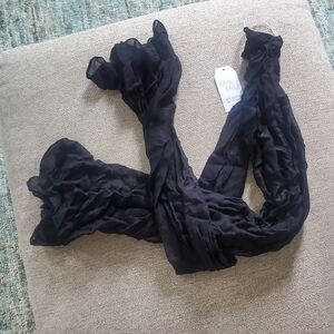 Black fashion scarf